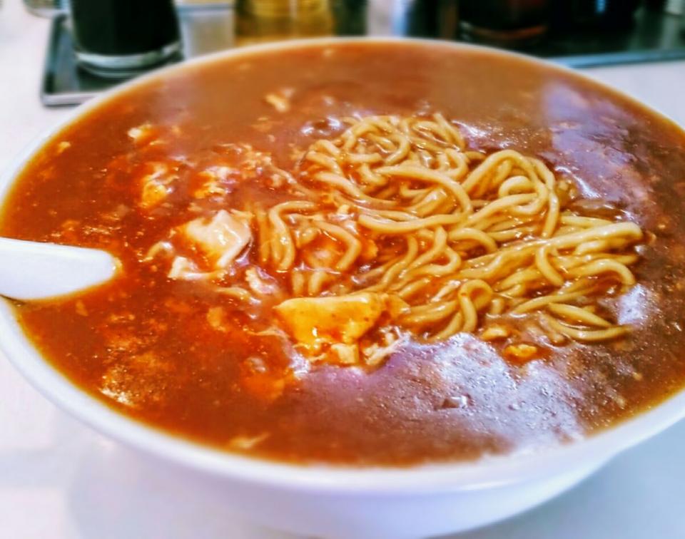 ジャージャー麺🐣玉子入り @小松亭　八王子市上野町37-7